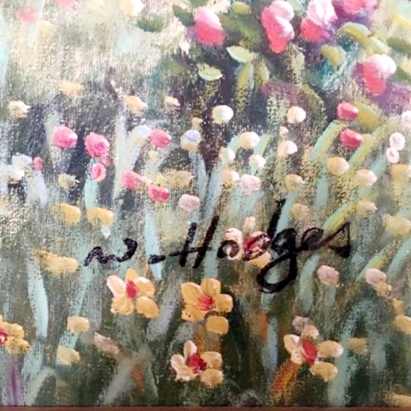 Signed W.Hodges framed oil painting on canvas - Picture 2 of 13